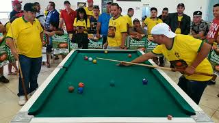 Baianinho de Mauá vs Gladiador final do mega torneio de SINUCA de Teixeira de Freitas 2018 [upl. by Zoller]