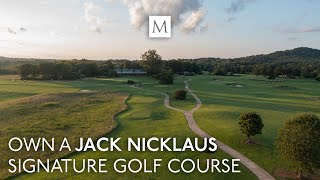 Ross Creek Landing  Par 72 Jack Nicklaus Signature Golf Course for sale in Clifton TN [upl. by Dorcus97]