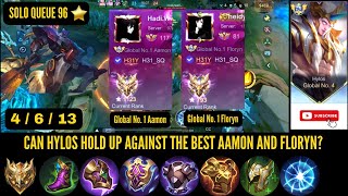 DARK SYSTEM MATCHMAKING 95 STARS HYLOS VS GLOBAL 1111 STARS RANK 1 AAMON AND FLORYN IN SOLO QUEUE [upl. by Papotto340]