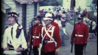 Howick Historical Village pageant attended by Prime Minister Robert Muldoon Auckland NZ March 1981 [upl. by Ellerol]