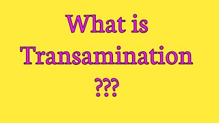 Transamination  Mechanism and examples of transamination [upl. by Ennyletak]