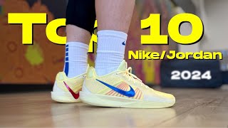 Top 10 NikeJordan Basketball Shoes of 2024 [upl. by Atterol]