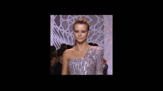 silver sparkles zuhair murad haute couture paris 2014 2015 fall winter collection [upl. by Adiel440]