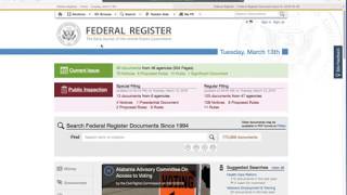 Searching for federal grants with the Federal Register [upl. by Tali]