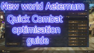 Quick setting for New World Aeternum 🎮⌨️ controller and Keyboard Guide [upl. by Nailimixam59]