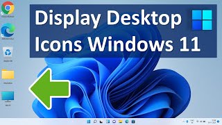 How to Show Desktop Icons In Windows 11 [upl. by Aleda]