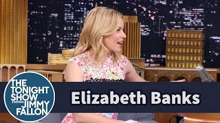 Elizabeth Banks Dad Accidentally Hit Her with a Loogie [upl. by Aseek]