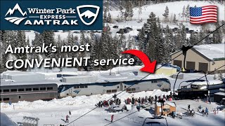 AMTRAK SKI TRAIN  Winter Park Express [upl. by Aramal]