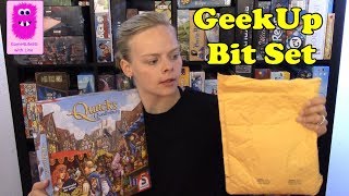 Unbox Deluxe tiles  GeekUp Bit Set Quacks of Quedlinburg [upl. by Eelirem281]