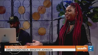 Local Vocalist Brigette Johnson performs Winter Wonderland for the DMV Soundcheck [upl. by Turner]