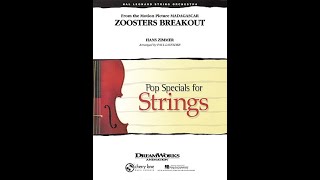 Zoosters Breakout from Madagascar arr Paul Lavender Orchestra  Score and Sound [upl. by Nollat]