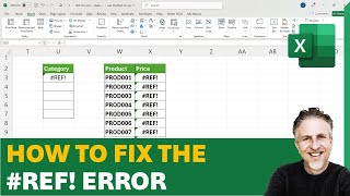 How to Fix the REF Error in Excel [upl. by Haleelahk429]