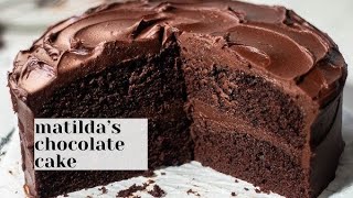 The Viral Matilda Chocolate Cake Recipe by Aimas Channel [upl. by Asirrak]