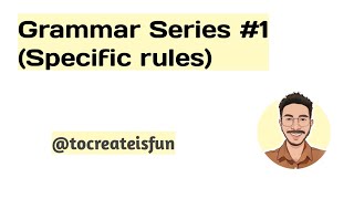 Grammar series  to infinitive  gerund  modals  ing form [upl. by Attiuqram777]