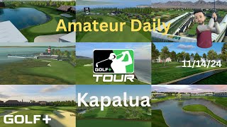 Golf  Amateur Daily Tournament  November 14 2024  Kapalua [upl. by Nahs]