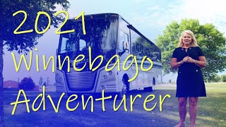 2021 Winnebago Adventurer  Full Motorhome Walkthrough Tour  NIRVC [upl. by Ellek]