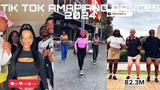 best of tik tok amapiano dance challenge  2024 💚💙🔥 evipostrw viralshort amapiano dance shot [upl. by Eentirb]