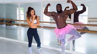 Bodybuilder Doing Ballet amp Nailed it  Feat Danielle Peazer  Gabriel Sey [upl. by Haerdna]