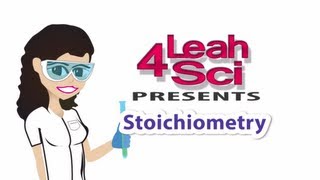 Stoichiometry Part 1  Introduction To Balancing Chemistry Reactions by Leah4sci [upl. by Emelen254]