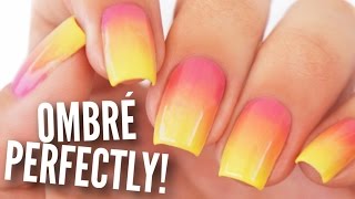 Ombre  Gradient Your Nails Perfectly [upl. by Okiek569]