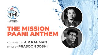 A R Rahman  The Mission Paani Anthem  Official Song  Prasoon Joshi  Harpic India  News18 [upl. by Ytissahc]