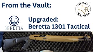 From the Vault Beretta 1301 Tactical Shotgun in FDE w Nordic Tube Extension amp Mesa Tactical Stock [upl. by Anitsrik700]