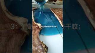 Ultraclear Epoxy resin for river tables casting AB31 mixing [upl. by Annoyt]