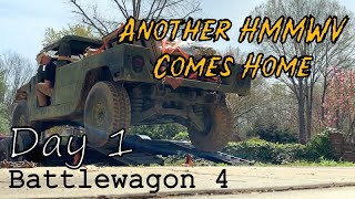 Picking up another Military HMMWV  Battlewagon 4  Day 1 [upl. by Takeshi314]