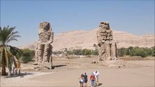 Ägypten 2024 Luxor 2 Tag Mittag Hatschepsut Tempel  Memnon Kolosse [upl. by Odnalref]