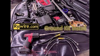 Honda Civic Type R FK8 Rywire Ground Kit Install [upl. by Ecirtra54]