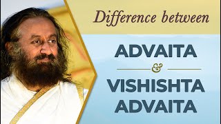 The Difference Between Advaita and Vishishta Advaita  Gurudev Sri Sri Ravi Shankar [upl. by Healy15]