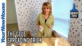 Easy Glue Spreading for Wood Projects  Quick Tip [upl. by Rozamond]