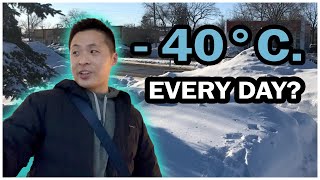 What Does Winter Look Like in Winnipeg Manitoba  Canadian Weather Vlog [upl. by Nylyahs]