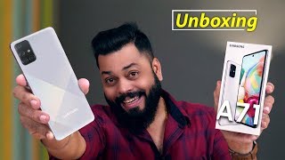 Samsung Galaxy A71 Unboxing amp First Impressions ⚡⚡⚡ SD730 64MP Cameras And More [upl. by Petie]