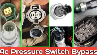 How To Bypass 2 wire 3 wire amp 4 wire Ac Pressure Switch [upl. by Yelnoc]