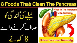 8 Foods That Clean The Pancreas in UrduHindi  Lablaba ka ilaj in Urdu  Detox pancreas naturally [upl. by Asinet]