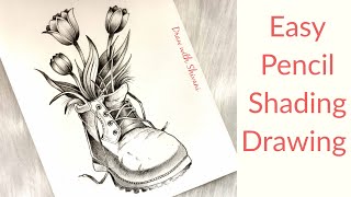 Pencil Shading Drawing Easy Techniques for Perfect Pencil Sketching [upl. by Haelahk]