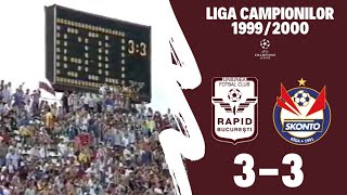 RAPID  SKONTO RIGA 33 19992000 LIGA CAMPIONILOR [upl. by Oiuqise747]