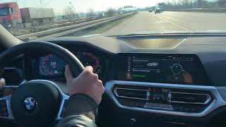 BMW 330e PluginHybrid 2020 Acceleration Test 160230 kmh [upl. by Rabelais]