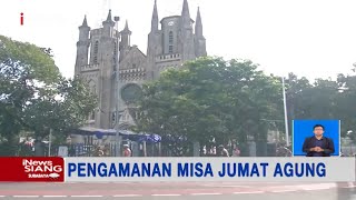 Pengamanan dan Protokol Kesehatan di Gereja Katedral Jakarta Diperketat  iNews Siang 0204 [upl. by Yalcrab509]