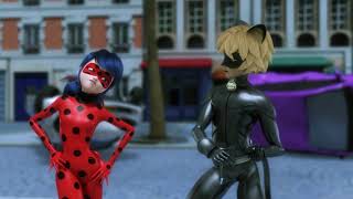 Miraculous Geheimen  Hoe Marinette Cat Noir ziet  Disney Channel BE [upl. by Thirion]