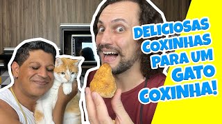 🟡 Você vai AMAR essa COXINHA de AIRFRYER  Cozinhando com Jack e Rafa [upl. by Eelsnia]