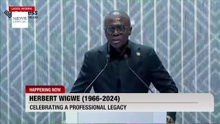 Governor SanwoOlus Tribute to Herbert Wigwe [upl. by Yc]