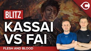 Kassai vs Fai in Blitz  Flesh and Blood [upl. by Lledner610]