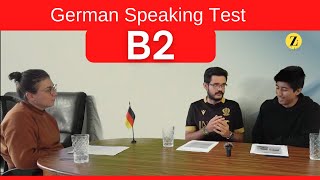 German Speaking Test Level B2  2024 GoetheZertifikat Mündliche Prüfung B2 [upl. by Adelpho]