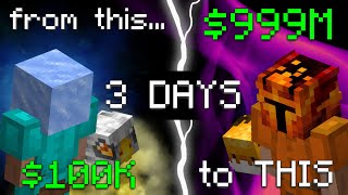 How I TRANSFORMED this profile in 3 days… Hypixel Skyblock [upl. by Primaveras]