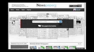 Searching on Newspaperscom Tutorial [upl. by Rogovy]