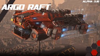 ARGO Raft Cinematic Camera  Star Citizen 316 [upl. by Laamaj]