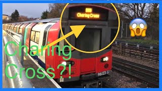 Very Rare Charing Cross Bound Jubilee Line 96123 Train With Wheelslip [upl. by Orhtej373]