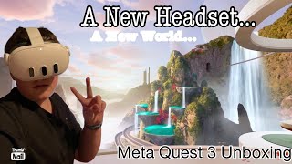 New headset New world… Quest 3 Unboxing [upl. by Larner]